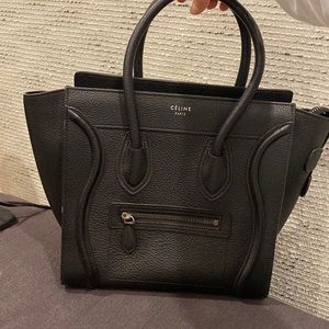Celine micro luggage handbag
